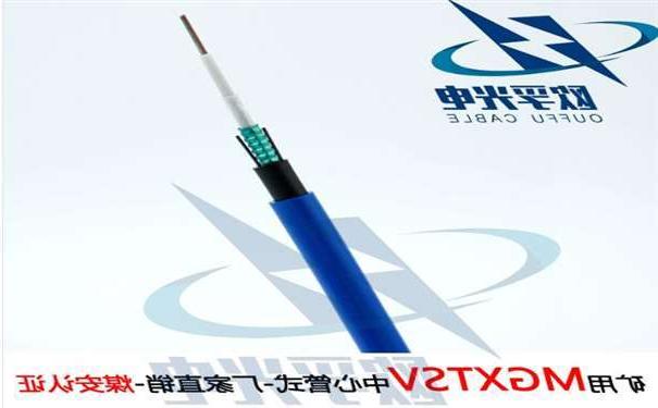阜阳市欧孚MGXTSV-8B1 矿用单模阻燃光缆G652D纤芯煤安证书
